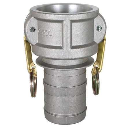 Be Pressure 1-1/2in Aluminum Camlock Fitting, Male Barb x Female Coupler Thread 90.392.112